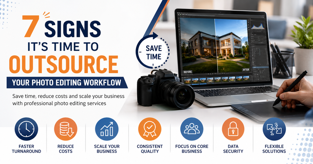 7 Signs It's Time to Outsource Your Photo Editing Workflow  - Cover Image